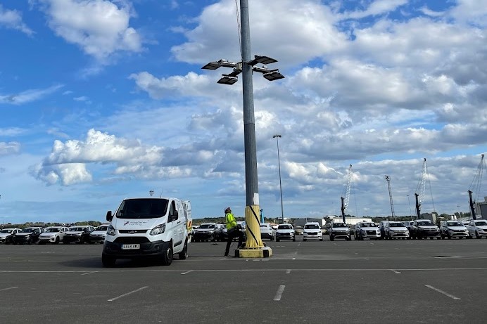 High Mast Installation - Kingfisher Lighting High Mast Installation - Kingfisher Lighting